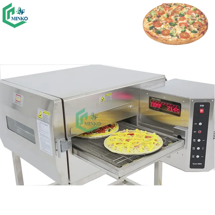 Precio barato transportador pizza horno de gas horno de pizza eléctrica de gas horno de pizza