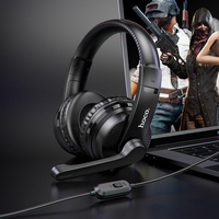 Headset Gaming HOCO W103 Magic Tour dengan Mikrofon Omnidirectional 3.5mm dan USB