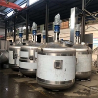 Équipement de process chimique, Agitateur pour biodiesel, Cuve de réaction, Réacteur chimique, Réservoir de mélange chimique