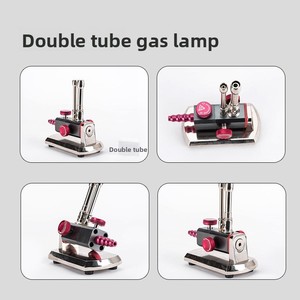 Lampe à gaz rotative à Double tube <span class=keywords><strong>de</strong></span> brûleur Bunsen <span class=keywords><strong>de</strong></span> vente chaude pour l'équipement <span class=keywords><strong>de</strong></span> laboratoire dentaire <span class=keywords><strong>de</strong></span> <span class=keywords><strong>chimie</strong></span> lumière à gaz rotative à deux tubes - Product Image 4