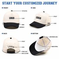 Casquette de baseball personnalisée de haute qualité avec logo brodé, 6 pièces, pour les chauffeurs de camion, élégante et ajustée, unisexe