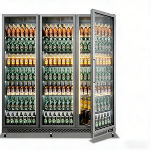 Réfrigérateur de présentation de boissons <span class=keywords><strong>multi</strong></span>-portes en acier inoxydable pour usage commercial - Product Image 2