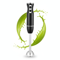 Mixeur Plongeant Électrique en Acier Inoxydable, Mixeur à Main pour Aliments et Jus, Ustensile de Cuisine