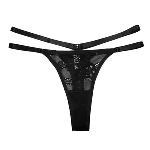 Damen nahtlose Spitze niedrige Taille G-String Tanga bequemes dünnes Band niedrige Steigung Erwachsenengröße neuer Geschmack Versuchung Unterwäsche