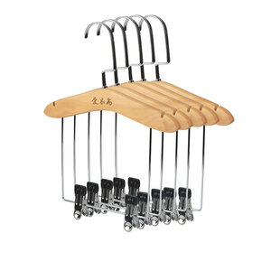 Cintre en bois coloré antidérapant, 1 pièce, pour vêtements de bébés et enfants, vente en gros - Product Image 2