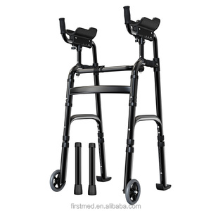 <span class=keywords><strong>Andador</strong></span> Plegable con Soporte para Antebrazos |   Aleación <span class=keywords><strong>de</strong></span> Aluminio |   Ajustable en 6 niveles <span class=keywords><strong>de</strong></span> altura |   Ayuda para la Movilidad con Ruedas, Capacidad <span class=keywords><strong>de</strong></span> 136 kg para - Product Image 5