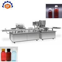 Automatische 10-200ml vloeistofvulmachine voor siroop, sap, orale druppels, vitamine, kruidenextracten, flessen en lichaamsmassageolie
