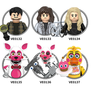 Bloques de Construcción WM <span class=keywords><strong>FNAF</strong></span> Game Chica Freddy Roxanne Wolf Vanny Arctic Ballora Montgomery Gator Foxy Bonnie Endo para Niños - Product Image 4