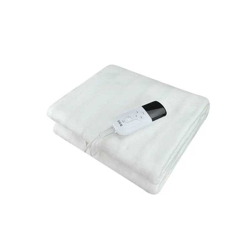 Electric Blanket with Automatic Shut-Off 150x80cm,2/4/12hours Timer 3 Temperature Levels,CE GS Approval Electric Heat Blanket