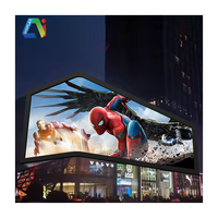 Haute rafraîchissement populaire couleur 2X4M 2X8M 5X2M 5X4M extérieur LED écran Led affichage vidéo mur publicité grand panneau dynamique signe