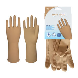Los proveedores de fábrica flocado mejorado limpieza de las tareas domésticas guantes lavado de platos protección de la cocina guantes de mano para la jardinería - Product Image 6