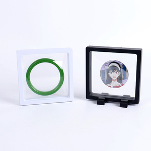 Boîte de présentation flottante en film transparent, boîte cadeau suspendue en plastique, boîte de rangement transparente pour bijoux, colliers, bagues, objets de collection - Product Image 4