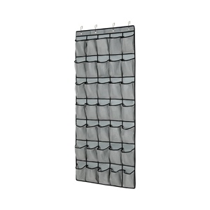 Organisateur de chaussures suspendu sur porte grande capacité avec 35 poches en maille respirante - Product Image 1