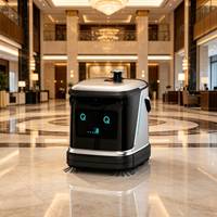 Aspirateur robot commercial intelligent électrique professionnel avec fonction de lavage pour hôtels, centres commerciaux, aéroports, ateliers, entrepôts