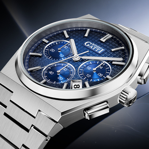 Montre automatique de luxe pour homme Bonest Gatti, chronographe, design chronographe, verre saphir, acier inoxydable, montre-bracelet BG8016 - Product Image 2