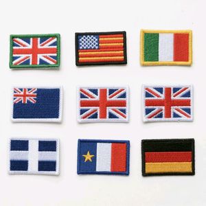 OEM/ODM 맞춤형 자수 전술 사기 배지 의류 배낭 용 벨크로 용 국기 패치 모자 용 펠트 원단 - Product Image 4