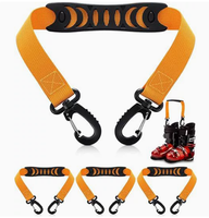 Sangle de transport portable en nylon pour chaussures de ski, nouvelle, professionnelle, légère, grande capacité, pratique et confortable pour hommes