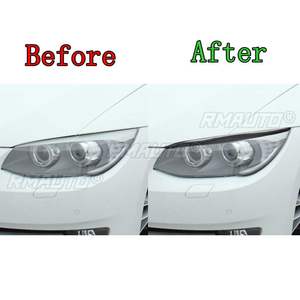 2 Piezas de Cubiertas Decorativas para Faros Delanteros de Fibra de Carbono para BMW E92 E93 Serie 3 Coupé E92 M3 Coupé 2006-2012 - Product Image 5