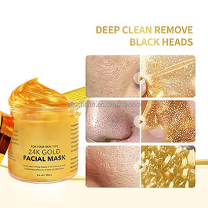 Mascarilla <span class=keywords><strong>Facial</strong></span> de Crema Dorada de 250g para el Cuidado de la Piel OEM/ODM, Antienvejecimiento y Reparadora |   Tamaño de viaje para piel normal |   Proveedor de Marca Privada - Product Image 6