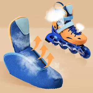 Meisjes Schaatsschoenen Goedkope Rolschaatsensport Speciaal Materiaal Met Licht Stralend Leer Met Glitter Schoenveters