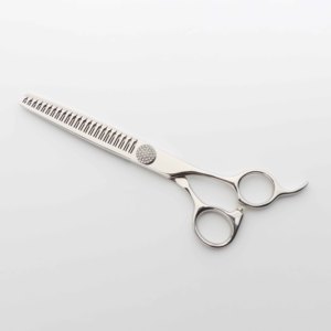 पालतू जानवरों की सफ़ाई और सेहत उत्पाद रत्न शैलियाँ सेहत बढ़ाने वाली कैंची जापानी कुत्ते को संवारने वाली 23 टूथ चंकर कैंची - Product Image 1