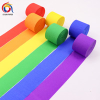 Guirlandes en papier crépon violet-or, 8 rouleaux, pour la fête des mères, les remises de diplômes, les anniversaires, les mariages, les fêtes de mariage, les décorations de fête