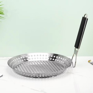 Field Camping High Quality Stainless Steel Reusable Portable Multi-Function Heat Resistant Easily Cleaned Folding <b>BBQ</b> Grilled - Product Image 3