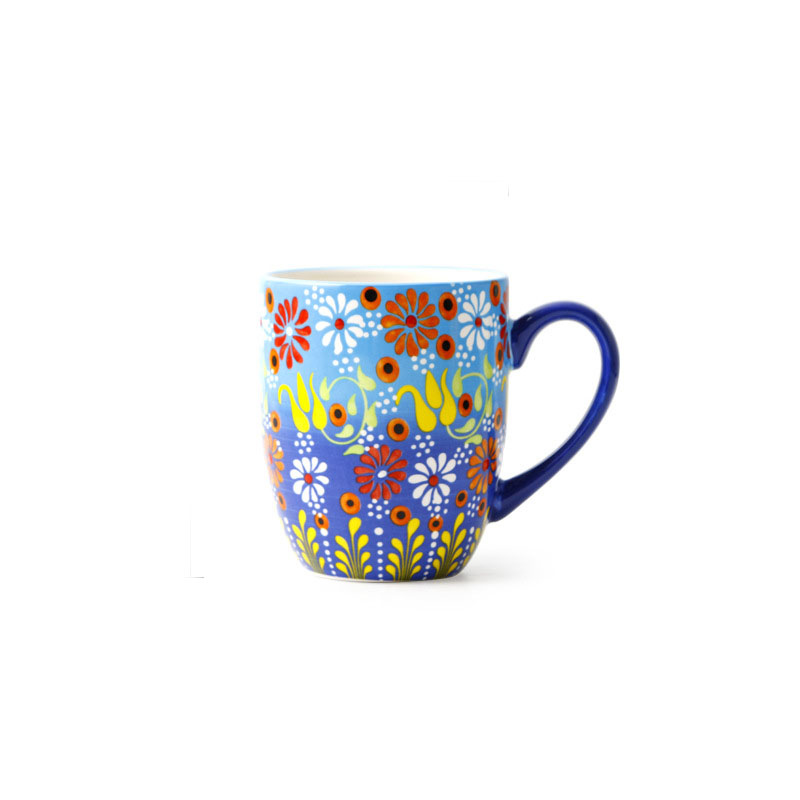 yellow+red mug