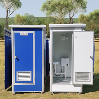 Qualité Luxe Mobile Portable Toilette Moderne Extérieur Salle De Bains Remorque Toilettes Douche Panneau Sandwich 20-25 Ans Durée De Vie 1