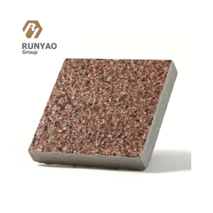 Cheap Red Prefabricated Concrete Exterior Paving stone slab Artificial Granite Tiles