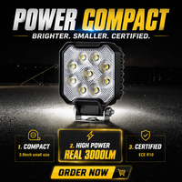 4 Inch 45W ECE R10 Real 3200lm Petite lampe de travail à LED pour camions tout-terrain Voitures 12v 24v EMC IP68 Truck Lights Auto Exterior Lighting
