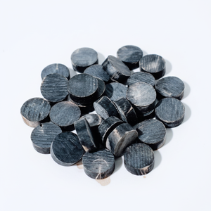 ปุ่มฮอร์นควายทำด้วยมือคุณภาพสูงปุ่มว่างแตรสีดำปุ่มฮอร์นจริงจากอินเดียสำหรับเสื้อผ้าทุกชิ้น - Product Image 1