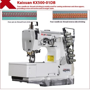 Máquina de Coser Industrial de Puntada Fija de Cuatro Agujas y Seis Hilos, de Doble Cara, Decorativa, para Fabricación de Calzado - Product Image 4