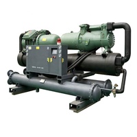 อุตสาหกรรมต่ำอุณหภูมิน้ำเย็นประเภทสกรู Glycol/Brine Chiller สำหรับเคมีอุตสาหกรรมโรงงาน