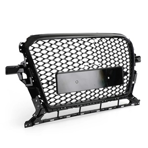 Griglia Anteriore a Nido d'Ape Stile RSQ5 Nero Lucido per Audi <span class=keywords><strong>Q5</strong></span> SQ5 8R.5 2013 2014 2015 2016 <span class=keywords><strong>2017</strong></span> - Product Image 6