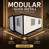 Maison Modulaire Conteneurisée Extensible de Style Moderne, Très Demandée, à Vendre avec Support Technique en Ligne et Service Après-Vente