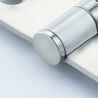 Charnière de porte plate en acier inoxydable 201 et 304 avec roulement à billes, design moderne, pour portes en plastique ou en bois, idéale pour les hôtels