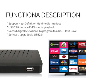 Receptor de tv digital con firmware de fábrica, decodificador Dvb T2, dvb-t2, albania, ghana, Italia, Hevc, H.265 - Product Image 4