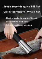 FSE Écailleur Électrique Nettoyeur de Poissons Outil de Cuisine en Métal