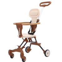 Poussette Atibei pour bébé, légère, pliable, cadre en acier à haute teneur en carbone, capacité de charge de 20 kg, 0-3 ans