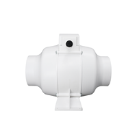 Ventilateur extracteur d'air silencieux en ligne conforme CE RoHS, à flux d'air mixte, en ABS, compatible OEM et ODM