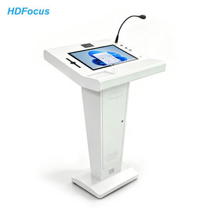 Sistema de atril digital integrado con pantalla táctil LCD interactiva de 21,5 pulgadas, soporte de suelo <span class=keywords><strong>para</strong></span> eventos de Iglesia fácil - Product Image 1