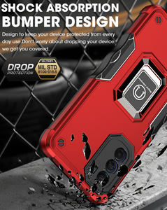 Omeve-funda a prueba de golpes para Motorola <span class=keywords><strong>Moto</strong></span> G52 Edge Plus, 2023G, 5G, 2023, soporte de anillo, funda de agarre para <span class=keywords><strong>Moto</strong></span> G32, G42, G71, G51, G22, <span class=keywords><strong>G31</strong></span> - Product Image 4