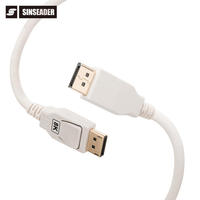 Câble DP 8K 60Hz 32,4 Gbps de longueur personnalisée 3M certifié VESA 1.4