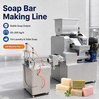 Ligne de production de savon à usage domestique à petite échelle, série DDCT, pour les entreprises en démarrage, formes de savon personnalisables