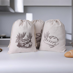 Sac à pain en coton avec cordon de serrage Dry Power 30x40, réutilisable pour la cuisine - Product Image 4