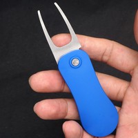 Groothandel Bulk Op Maat Gegraveerde Golf Divot Repair Fork Met Lege Ball Marker Promotionele Bedrijfsgeschenkset Directe Levering OEM