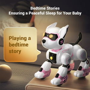 Nouveauté : Chien robot intelligent R27 à commande vocale, en plastique ABS, animal électronique, jouet interactif pour l'éducation précoce des enfants - Product Image 2