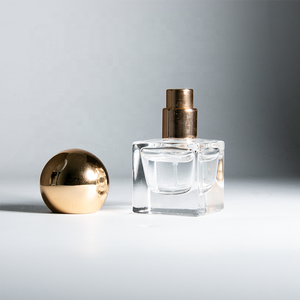Flacone di Profumo Quadrato in Vetro <span class=keywords><strong>da</strong></span> 15ml, Trasparente, Vuoto, con Tappo a Sfera e Collo a Crimp, Dispenser per Cosmetici e Fragranze - Product Image 2