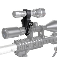 Support de fixation universel pour lampe torche, clip de fixation pour tube rond à haute dureté Alonefire M72, support de montage pour lumière laser tactique